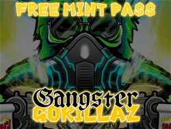 NFT Gangster Gorillaz Mint Pass with Serial  80 from HBAR NFT Collection  Gangster Gorillaz Mint Pass