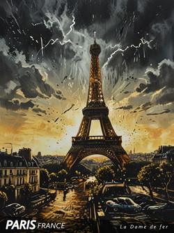 NFT The Eiffel Tower  with Serial  13 from HBAR NFT Collection  Hashtraveler and The Great Places 