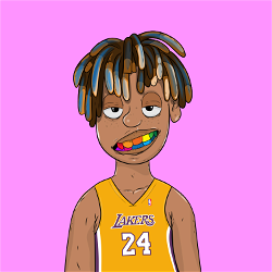 NFT Juice WRLD with Serial  63 from HBAR NFT Collection  Dead Poets Society