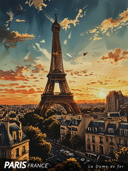 NFT The Eiffel Tower with Serial  15 from HBAR NFT Collection  Hashtraveler and The Great Places 