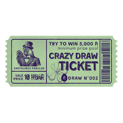 HBAR NFT Collection ELFC Crazy Ticket