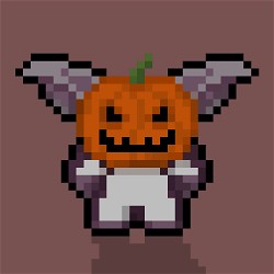 HBAR NFT Collection Crypto Gremlins - Halloween Special - Pumpkin Head