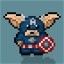 HBAR NFT Collection Crypto Gremlins - 17 - Captain America