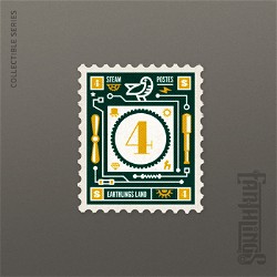 NFT Number 4 Volume 2 - Classic with Serial  727 from HBAR NFT Collection  Earthlings Stamps