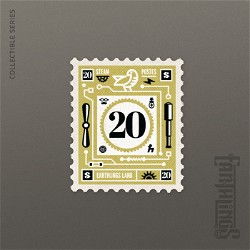 NFT Number 20 Volume 1 - Classic with Serial  720 from HBAR NFT Collection  Earthlings Stamps