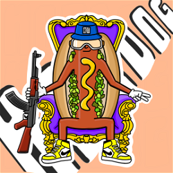 NFT CAP - Hotdog Hustle - Gen 1 #392 with Serial  560 from HBAR NFT Collection  CAP - Hotdog Hustle - Hustle Dogs - Gen 1