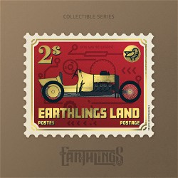 NFT Car 2 - Gold with Serial  697 from HBAR NFT Collection  Earthlings Stamps