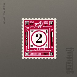 NFT Number 2 Volume 2 - Classic with Serial  504 from HBAR NFT Collection  Earthlings Stamps