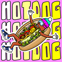 NFT CAP - Hotdog Hustle - Gen 1 #169 with Serial  169 from HBAR NFT Collection  CAP - Hotdog Hustle - Hustle Dogs - Gen 1