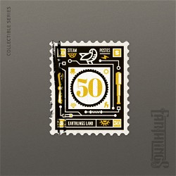 NFT Number 50 Volume 2 - Classic with Serial  799 from HBAR NFT Collection  Earthlings Stamps