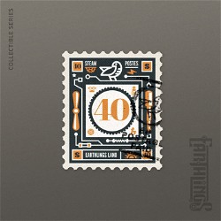 NFT Number 40 Volume 1 - Classic with Serial  185 from HBAR NFT Collection  Earthlings Stamps