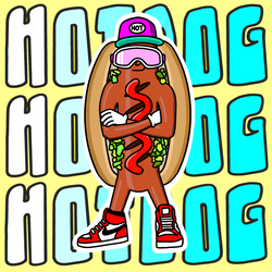 NFT CAP - Hotdog Hustle - Gen 1 #171 with Serial  171 from HBAR NFT Collection  CAP - Hotdog Hustle - Hustle Dogs - Gen 1