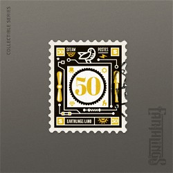 NFT Number 50 Volume 2 - Classic with Serial  868 from HBAR NFT Collection  Earthlings Stamps