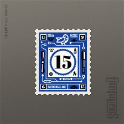 NFT Number 15 Volume 1 - Classic with Serial  712 from HBAR NFT Collection  Earthlings Stamps