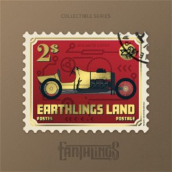 NFT Car 2 - Gold with Serial  835 from HBAR NFT Collection  Earthlings Stamps