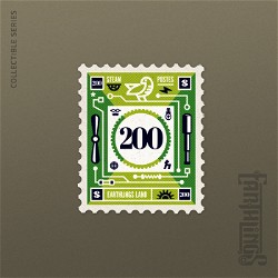 NFT Number 200 Volume 1 - Classic with Serial  358 from HBAR NFT Collection  Earthlings Stamps