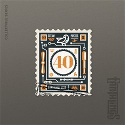 NFT Number 40 Volume 1 - Classic with Serial  116 from HBAR NFT Collection  Earthlings Stamps