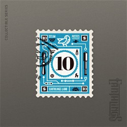 NFT Number 10 Volume 1 - Classic with Serial  505 from HBAR NFT Collection  Earthlings Stamps