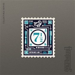 NFT Number 7.5 Volume 1 - Classic with Serial  22 from HBAR NFT Collection  Earthlings Stamps