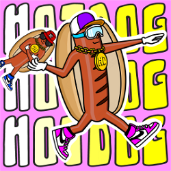 NFT CAP - Hotdog Hustle - Gen 1 #447 with Serial  505 from HBAR NFT Collection  CAP - Hotdog Hustle - Hustle Dogs - Gen 1