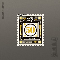 NFT Number 50 Volume 2 - Classic with Serial  845 from HBAR NFT Collection  Earthlings Stamps